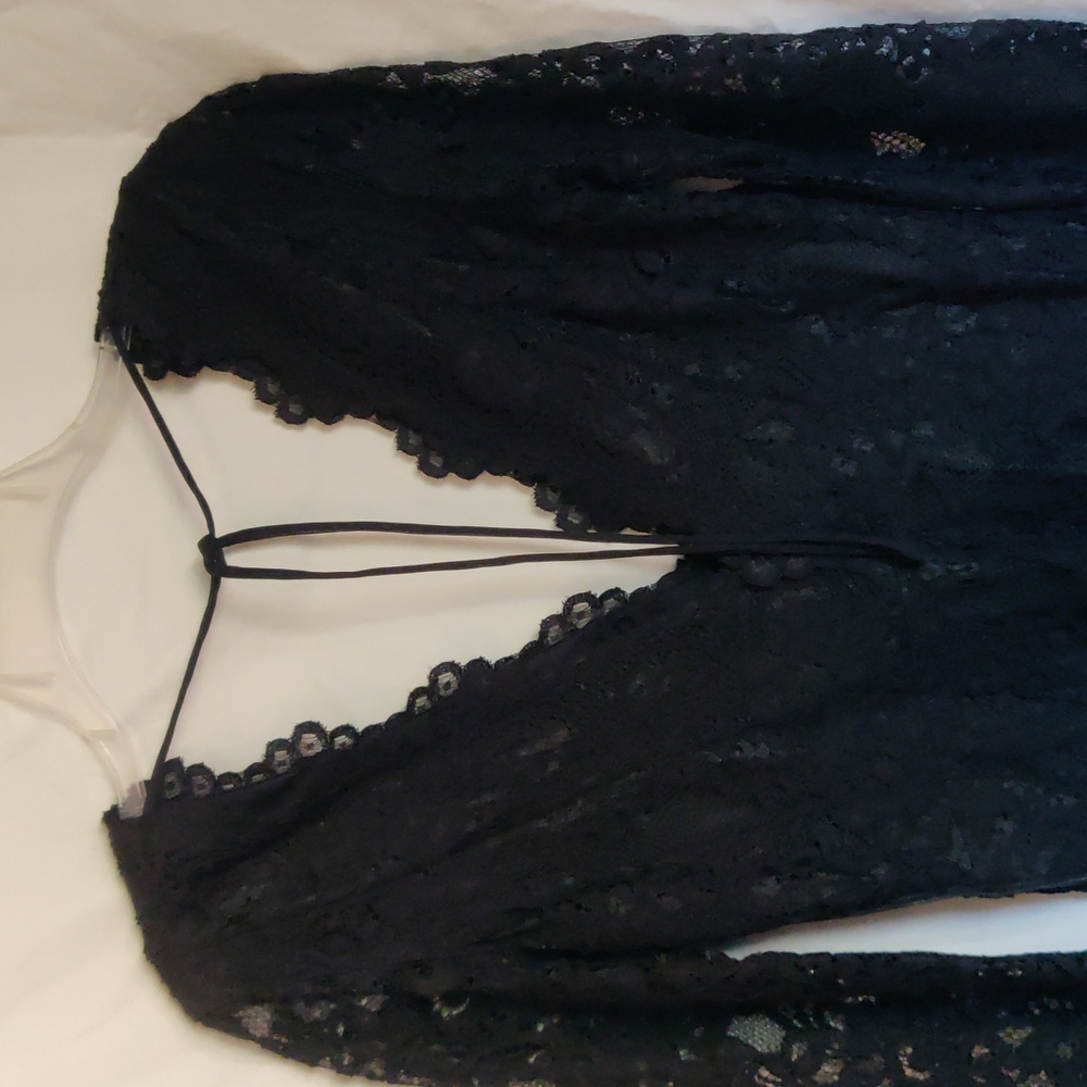 Black lace dress